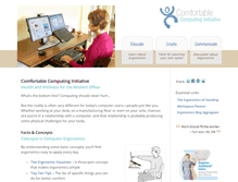 Tablet Screenshot of computingcomfort.org